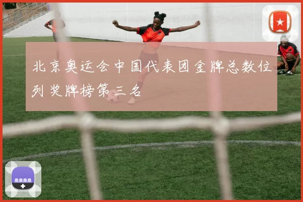 北京奥运会中国代表团金牌总数位列奖牌榜第三名